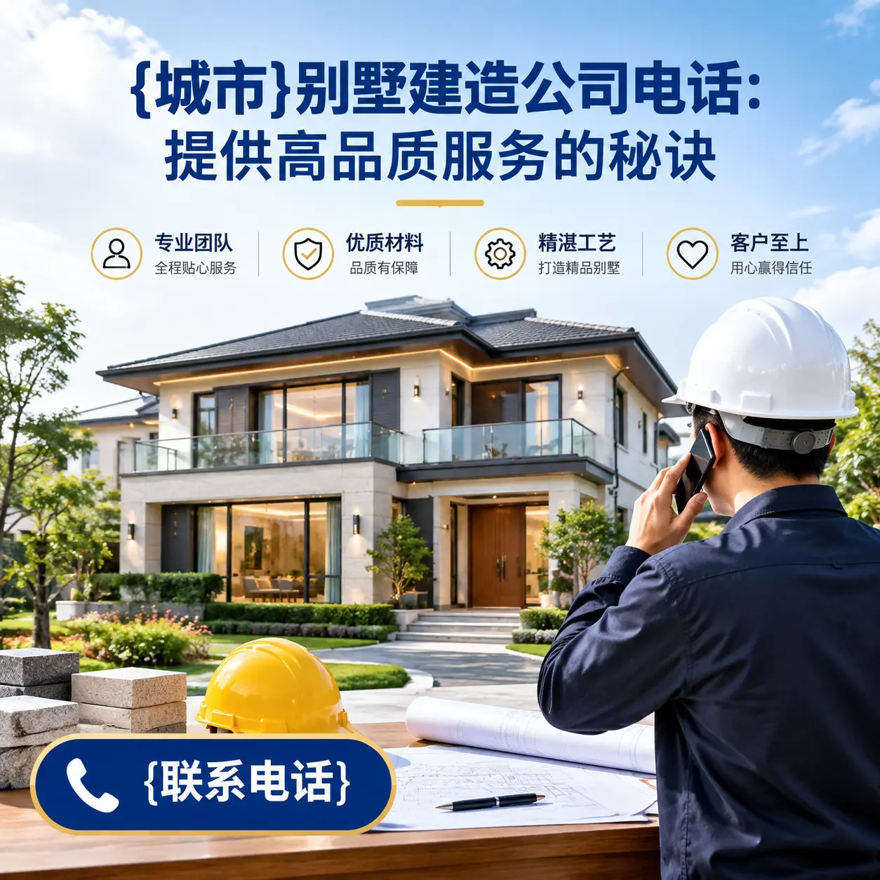 观山湖别墅建造公司电话:提供高品质服务的秘诀