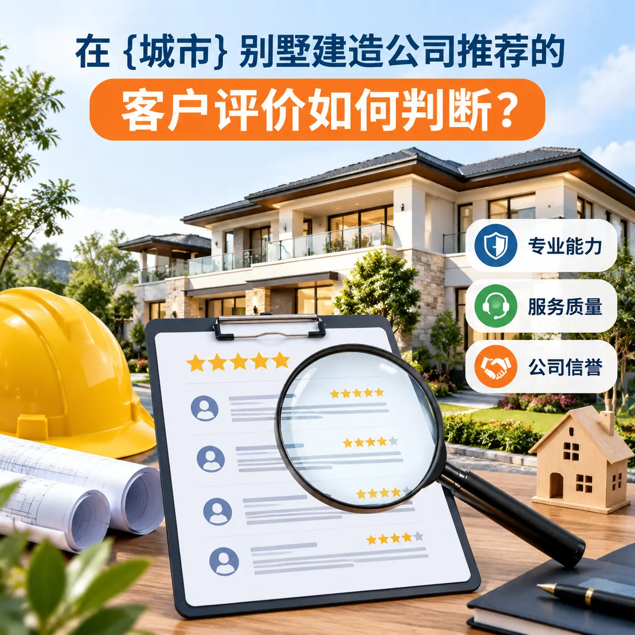 在 观山湖 别墅建造公司推荐的客户评价如何判断？