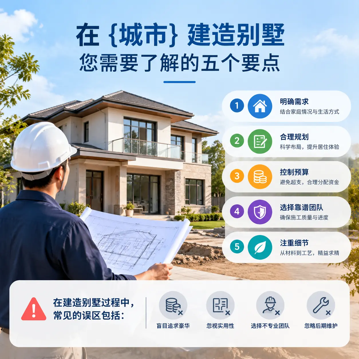 在 观山湖 建造别墅，您需要了解的五个要点