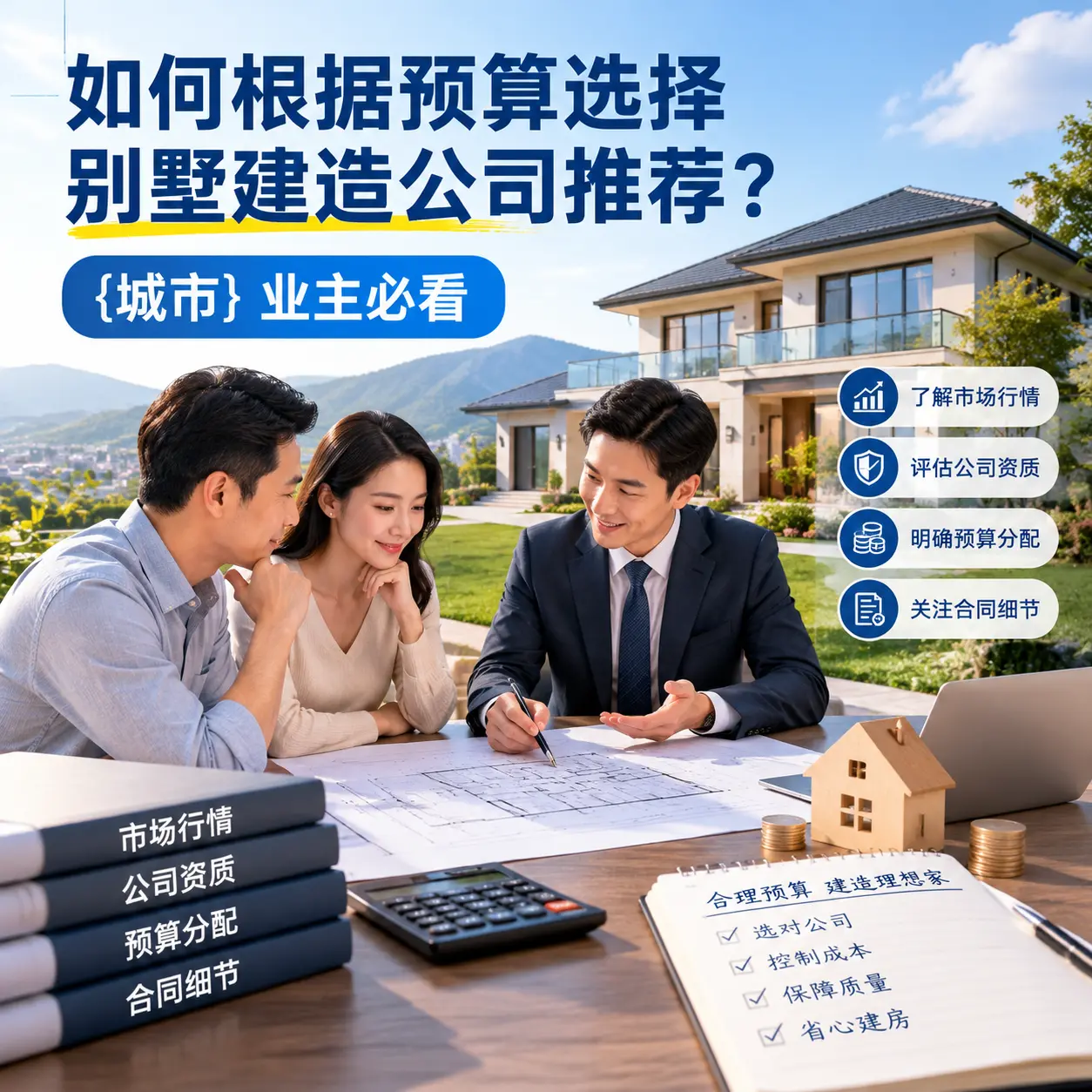 如何根据预算选择别墅建造公司推荐？ 观山湖 业主必看