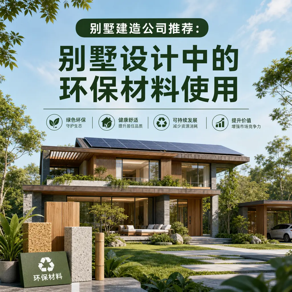 别墅建造公司推荐: 观山湖 别墅设计中的环保材料使用
