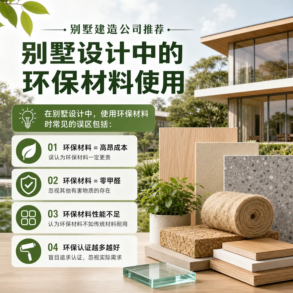 别墅建造公司推荐: 观山湖 别墅设计中的环保材料使用